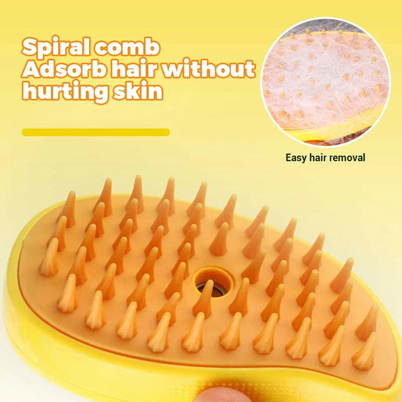 Super Fluffy - Escova a Vapor para Pets